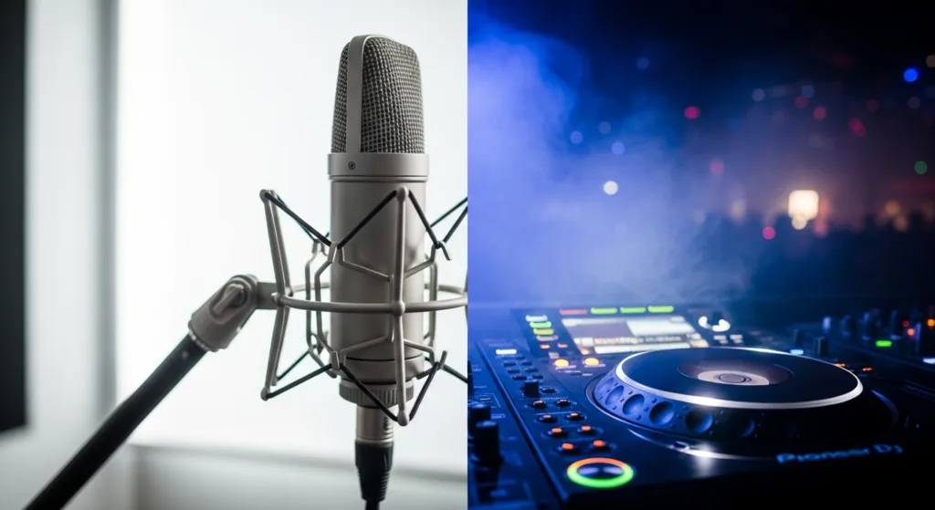 Radio DJ vs Club DJ: Unterschiede, Jobs und Fähigkeiten